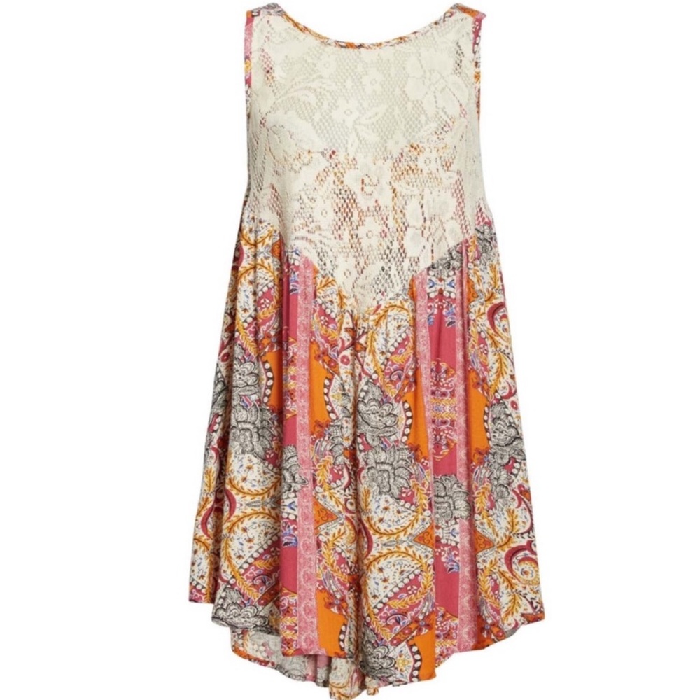Free People Count Me In Trapeze Mini Dress - Picture 4 of 5